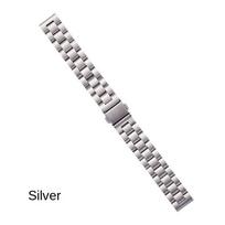 For Garmin Lily 2 New Smartwatch Strap 14mm Metal Three Bead Flat Buckle Lily2 Stainless Steel Watchband Bracelet Gold Rose Gold 14mm sidabras