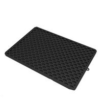 Double Layer Cats Litter Tray Mat Leakproof Silicone Detachable Washable Foldable  Trapping Pad Design For Cage Floor smėlis