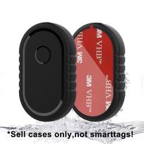 For Samsung Galaxy SmartTag2 Case Silicone Holder with Adhesive Sticker For Galaxy Smart Tag2 Holder For Wallet Luggage Car Bike juoda