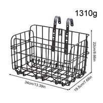 Large Bike Basket Large Folding Cycling Accessories Front Handlebar Basket Bike Accessories For Road Electric Scooter Commuting juoda