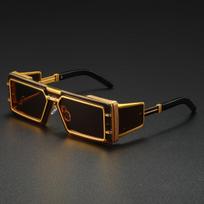Men's cyberpunk-style sunglasses are fashionable, high-end and tech-savvy shooting accessories