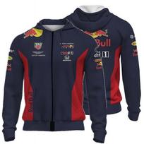 F1 Suaugusiems Vaikams Red Bull Racing Aston Martin Komandos Uniforma Vyriškas Džemperis su Užtrauktuku Striukė Megztinis su Užtrauktuku 160