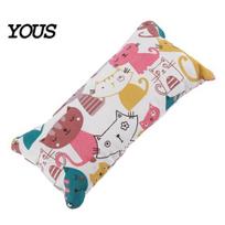 Boredom Relief Cat Toy Cuddle Pillow Toy, Catnip with Silver Vine, Crinkle Kitten Kicker Interactive Cute Print Snuggle for Indoor Cats Biting Random Style