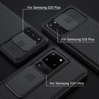 NILLKIN for Samsung Galaxy S21 S20/S21 Ultra/Plus S20 FE A51 A71 Note 20 Ultra Case,Lens Camera Protection Slide Protect Cover for Samsung A51 4G gray