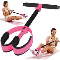 New Arrival 55/75 LB Resistance Bands Latex Yoga Puller Stretch Fitness AB Training Auxiliary Pedal Pull Rope for Indoor Workout 55LB rožinė