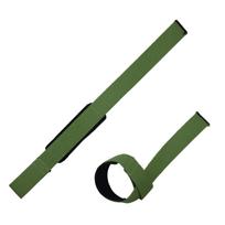 Gymreapers Lifting Wrist Straps for Weightlifting, Bodybuilding, Powerlifting, Strength Training, Deadlifts - Padded Neoprene cotton žalia