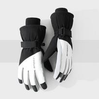 Custom Snowboard Motorcycle Driving Sport Touch Screen Snow Man Winter Waterproof Ski Gloves one size juoda