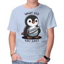 Unisex Crew Neck T-Shirt What Did You Say Graphic Short Sleeve Casual Tee S