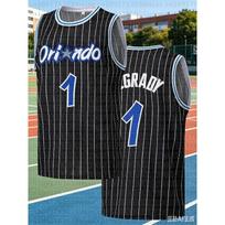 Retro Orlando 1 Penny Hardaway Krepšinio Marškinėliai Mėlyni Balti Dryžuoti Vintažiniai Sportiniai Drabužiai Laisvalaikio 3D Liemenė Vyrams Moterims S black