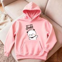 Bubu Dudu Bear Couple Hoodies Matching His and Hers Outfit Casual Cute Couple Outfits Fall Winter Men Women Daily Life Apparel S žalia