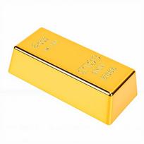 Small Gold Bar Replica with Electroplated Plastic Door Stopper Decorative Fake Gold Bullion Prop Sample Model Creative