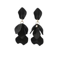 Sweet Petal Tassel Earrings Candy Color Dangle Earrings Simple Acrylic Drop Earrings  Party Wear juoda