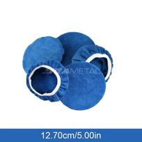 SEAMETAL 5Pcs Car Polishing Pad Microfiber Bonnet Polisher Disc Cover Car Waxing Wash Buffer Paint Care Polish Pad Cleaning Tool