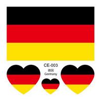 91 Different Countries Flag Tattoo in Stock Football Tattoo World National Temporary Flags Competitions Events Tattoo Stickers