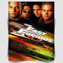 THE FAST AND THE FURIOUS SIGN  METAL WALL PLAQUE Film Movie poster print AdAluminum 20x30cm（7.8x11.8inch）