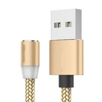 Round Magnetic Charger Cable Android Type C - iOS - Micro USB Android 3in1 1M 2.4A 3