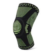 Sports Knee Pads for Basketball Running Anti slip Leg Support protection Joint Knee Silicone Protective Cover for Knee Pain M žalia