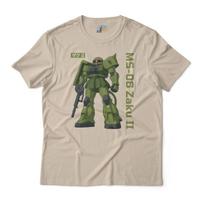 Zaku II MS-06 Classic T-Shirt – Retro Gundam Anime Tee –Zeon Mobile Suit T-Shirt XL