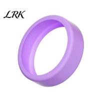 Protective Ring Shield Silicone Case for Oura 5, Smart Protector, Soft Fitness Anti-Scratch Cover, Shield, Sleeve Sizes 6-13 Cover 5 S tamsiai violetine spalva