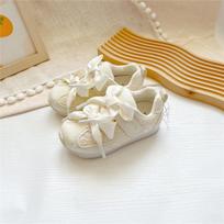 New Spring/Autumn Girls' Lightweight Velcro Bow Sports Shoes 16cm