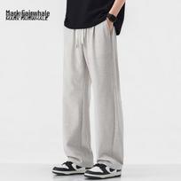 Mark Fairwhale Men's Knit Straight-Leg Casual Sweatpants 33 šviesiai pilka spalva