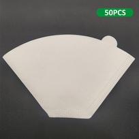 100Pcs Disposable Cone Coffee Paper Filters Replacement for Ninj-a Coffee Maker Durable And Eco-Friendly