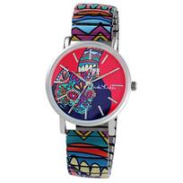 Montre - RAPTOR - Frida Kahlo Edition - Multicolore - Boîtier 36 mm - Bracelet acier extensible gryna