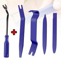 Trim Dash Removal Installer Hand Tool Blue 5set Portable Car Panel Removal Tool Kit Nail Puller Radio Audio Door Pry Repair Clip