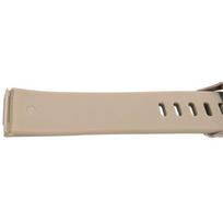 Bracelet en silicone - MY-MONTRE - Fitbit Versa / Versa 2 - Taupe - Boucle acier sablé - 210 mm