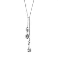 Fashion Earbuds Pendant Earphone Pendant Necklace Metal Adjustable Clothing Accessories Necklace Long Sweater Chain Jewelry sidabras