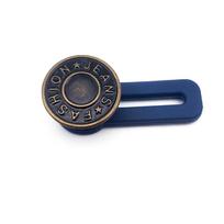 5pcs Metal Button Extender Perfect To Any Jeans Pants Free Sewing Retractable Jeans Waist Button Extended Buckles Fixing Kit 3.5x 1.7x 0.5cm