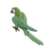 Dirbtinės papūgos modelio paukščių papuošalai Mieli amatai netikros papūgos dekoro modelis sodo namams kieme veranda viduje lauke žalia