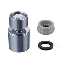 360° Swivel Swivel Faucet Aerator 2-Flow Sprayer Dual-Function Kitchen Faucet Aerator Female Thread Chrome Finish ruda