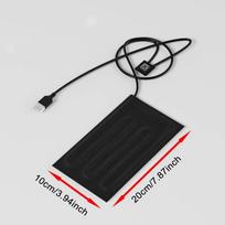 USB Reptile Heating Pad Winter Warmer Waterproof Pet Heating Mat  3-Temperature Adjustable Warming Panel for Bearded Dragon