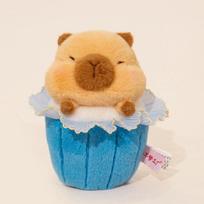 23cm Cartoon Dessert Capybara Plush Doll Doughnut Teacup Cake Swiss Roll Capybara Plush Toy Home Decoration Gift For Children about 23cm