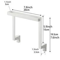 Over Door Towel Rack No Drill Adjustable Organizer Rack Bar Under Cabinet Towel Holder for Kitchen Sink Stove Inside Behind balta