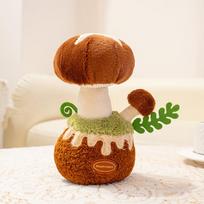 Mushroom Pot Plant Simulated Shiitake Mushroom Artificial Mushroom Plants Desktop Ornament Stuffed Plush Toys Gifts