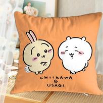 High Quality Luxury Pillowcase 45X45 Kawaii C-Chiikawa Decorative Pillow Christmas Supplies Home Decor Items Cushions Nordic Peach skin 18*18(CM)-1Pcs