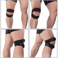 1PCS Elastic Knee Wrap Support Bandage Pad with Safety Braces Pressurized Knee Hole Kneepad for Basketball Tennis Cycling juoda