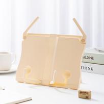 Music Score Book Stand Portable Book Shelf Multi-Function Reading Rack  Organizer smėlis