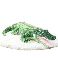 105-200cm Pliušinis žaislas Didelis Aligatoriaus Pliušinis Žaislas Imitacinis Krokodilo Lėlės Kawaii Kūrybinga Pagalvė Vaikams Kalėdinės Dovanos 105cm Full-Length žalia