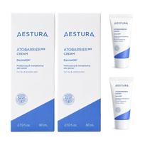 AESTURA Atobarrier 365 Cream 80ml x 2ea Set (with 30ml Cream & 30ml Lotion), Intensive Moisture & Skin Barrier Repair