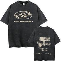 Washed Vintage Rapper Playboi Carti with The Weeknd After Hours Til Dawn Tour 2026 Tshirts Men Women Hip Hop Fashion Streetwear S black