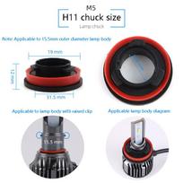 Car LED Headlight Bulb Base Adapter Socket Holder H1 H4 H7 H11 9005 9006 9012 High Temperature Resistance Automobile Lamp Chuck