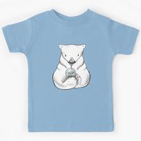 polar bear and snow globe Kids T-Shirt 120