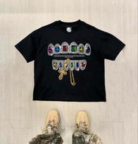 GRILLZ CROSS Chain Graphic Boxy Unisex T-Shirt M