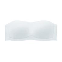 Non-marking Underwear Gathered Strapless Bra Summer Thin Section Non-slip Non-steel Ring Back Bra S