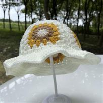 Purely hand-knitted funny wig props, headgear, party hat adult 56-59cm