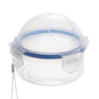 Apples-shape Fruit Storage Box Transparent PP Food Grade Refrigerator Storage Box Kitchen Tool skaidri