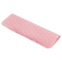 Silikoninis plaukų garbanojimo žnyplių užvalkalas, plaukų tiesintuvas, suktukų laikymo krepšys, karščiui atsparus kilimėlis, izoliacinė pagalvėlė, plaukų formavimo įrankiai rožinė